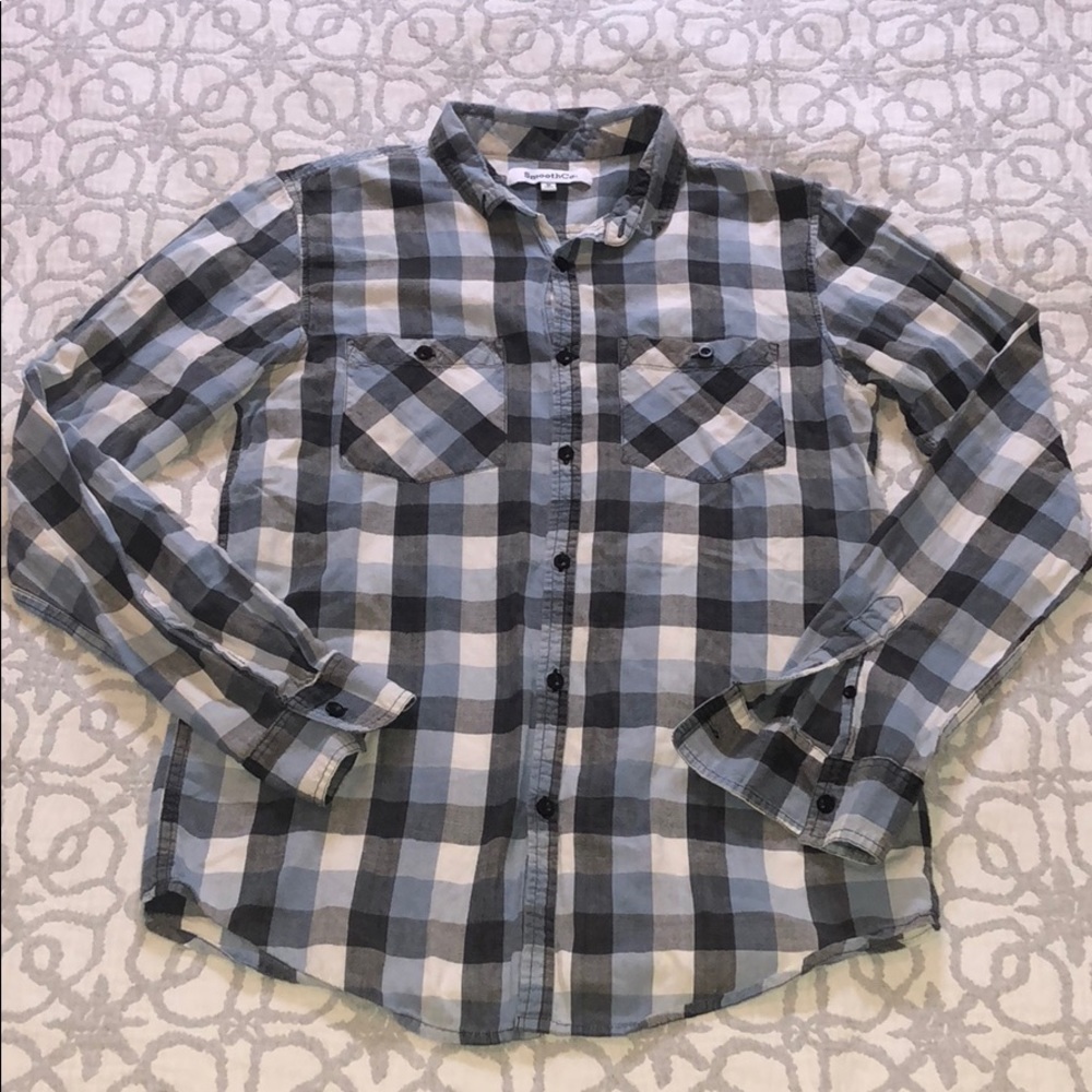 Smooth Co. Plaid Button Down Shirt